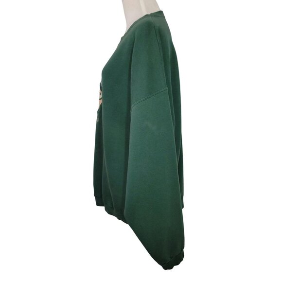 Hard Rock Cafe Honolulu Green Sweatshirt X-Large Save The Planet Made In USA - Picture 3 of 13